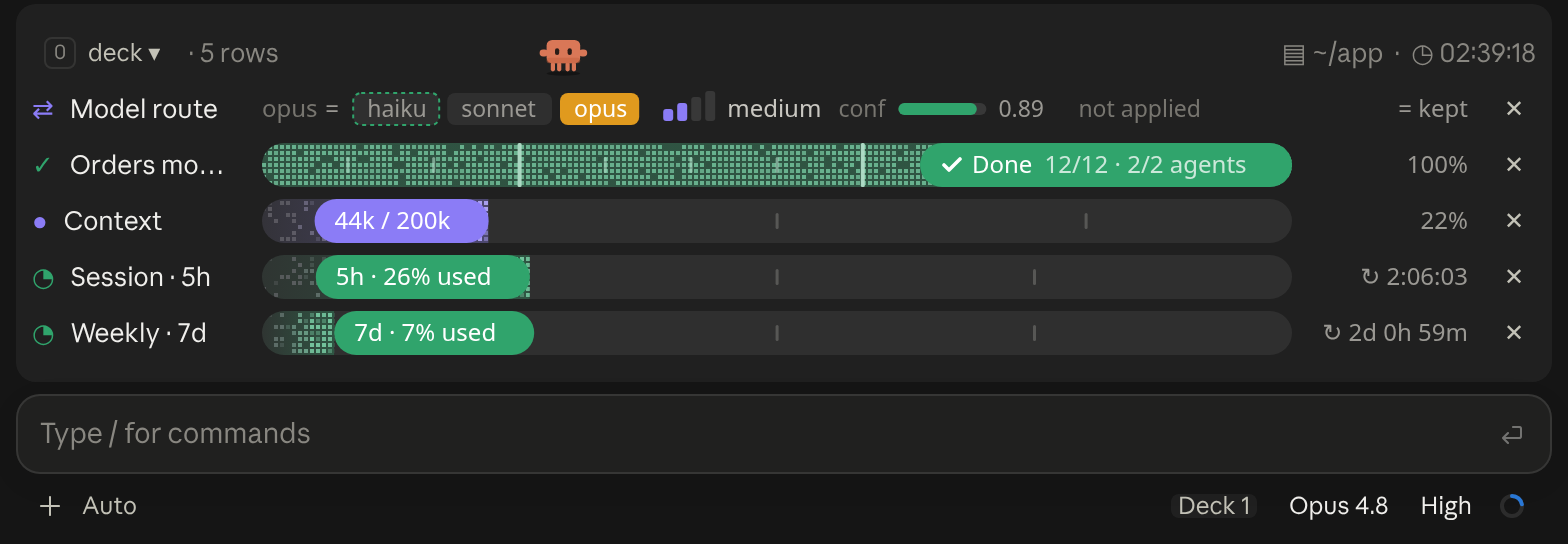 Deck in Claude Desktop
