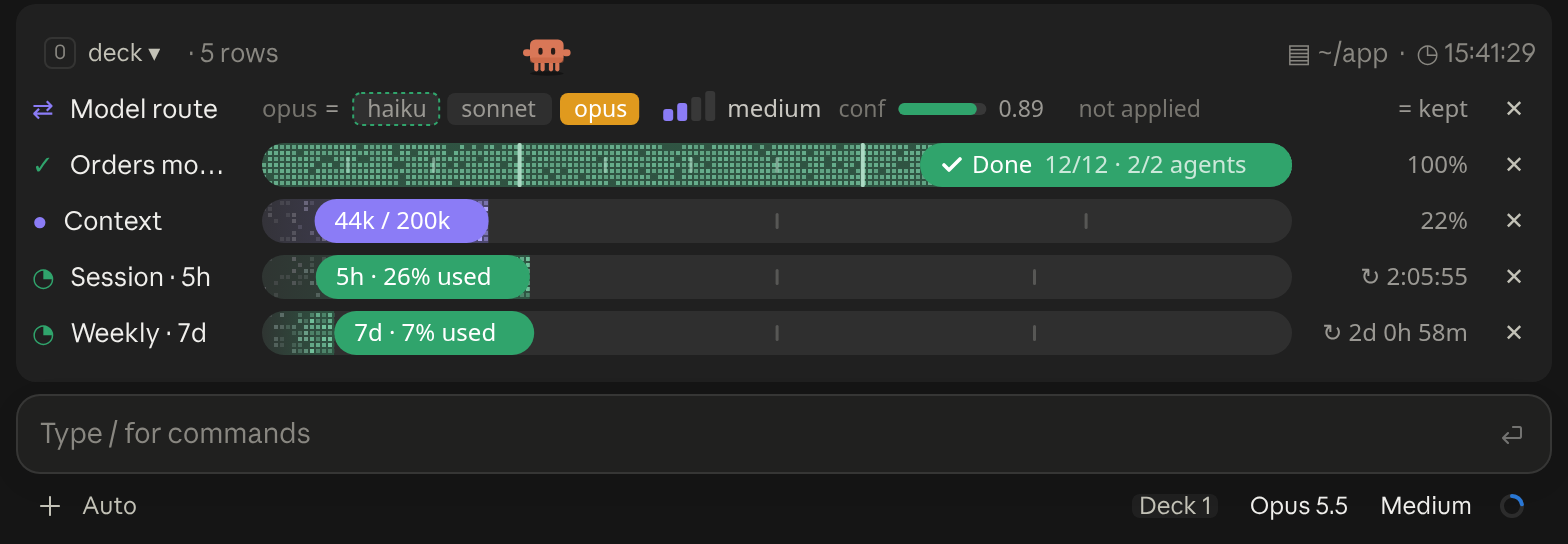 Deck in Claude Desktop