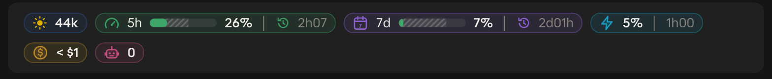 Token Weather Usage in Claude Desktop